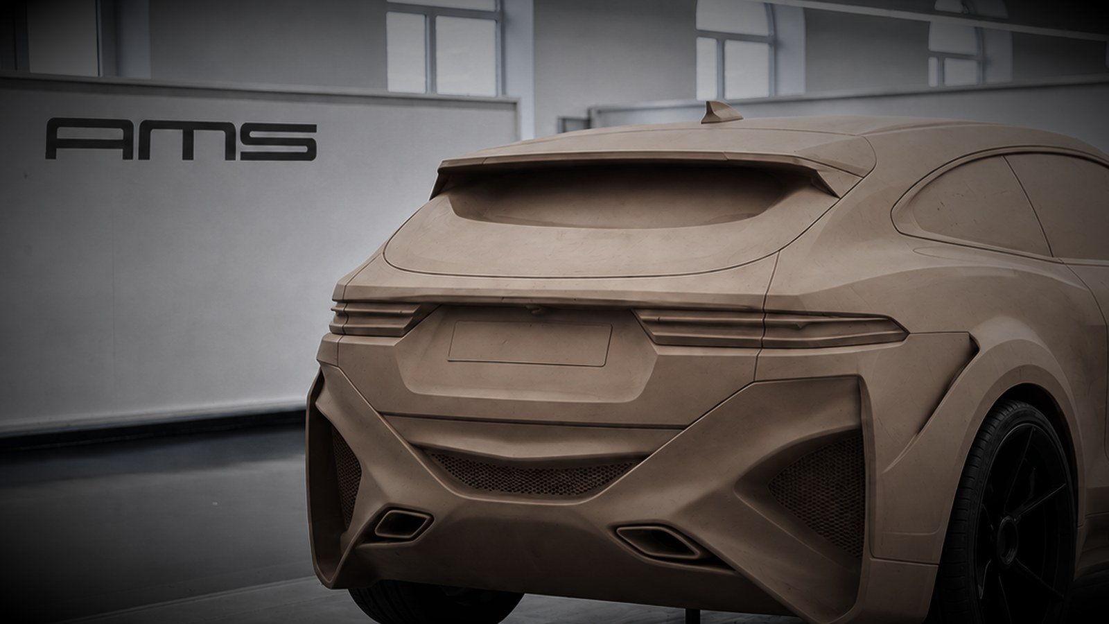 Clay modelling studio at AMS SVO, automotive design consultancy
