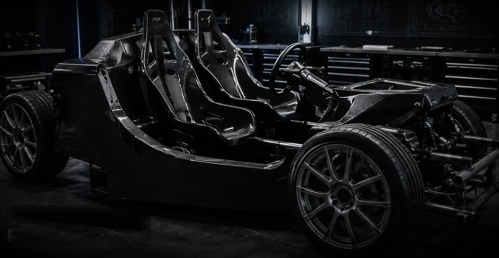 Carbon prototype in the AMS SVO engineering workshop